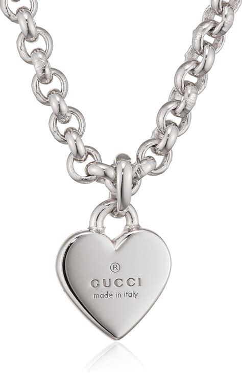 gucci gold charms|gucci necklace with heart pendant.